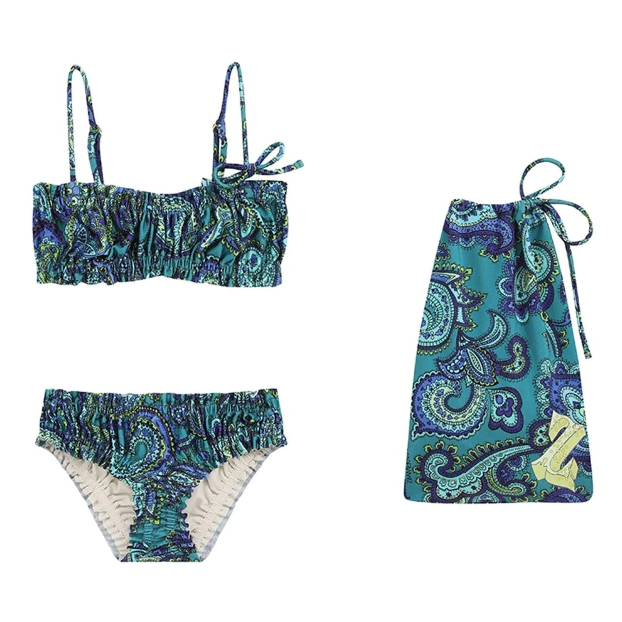 Zimmermann - Patience Paisley Mayo | Türkis