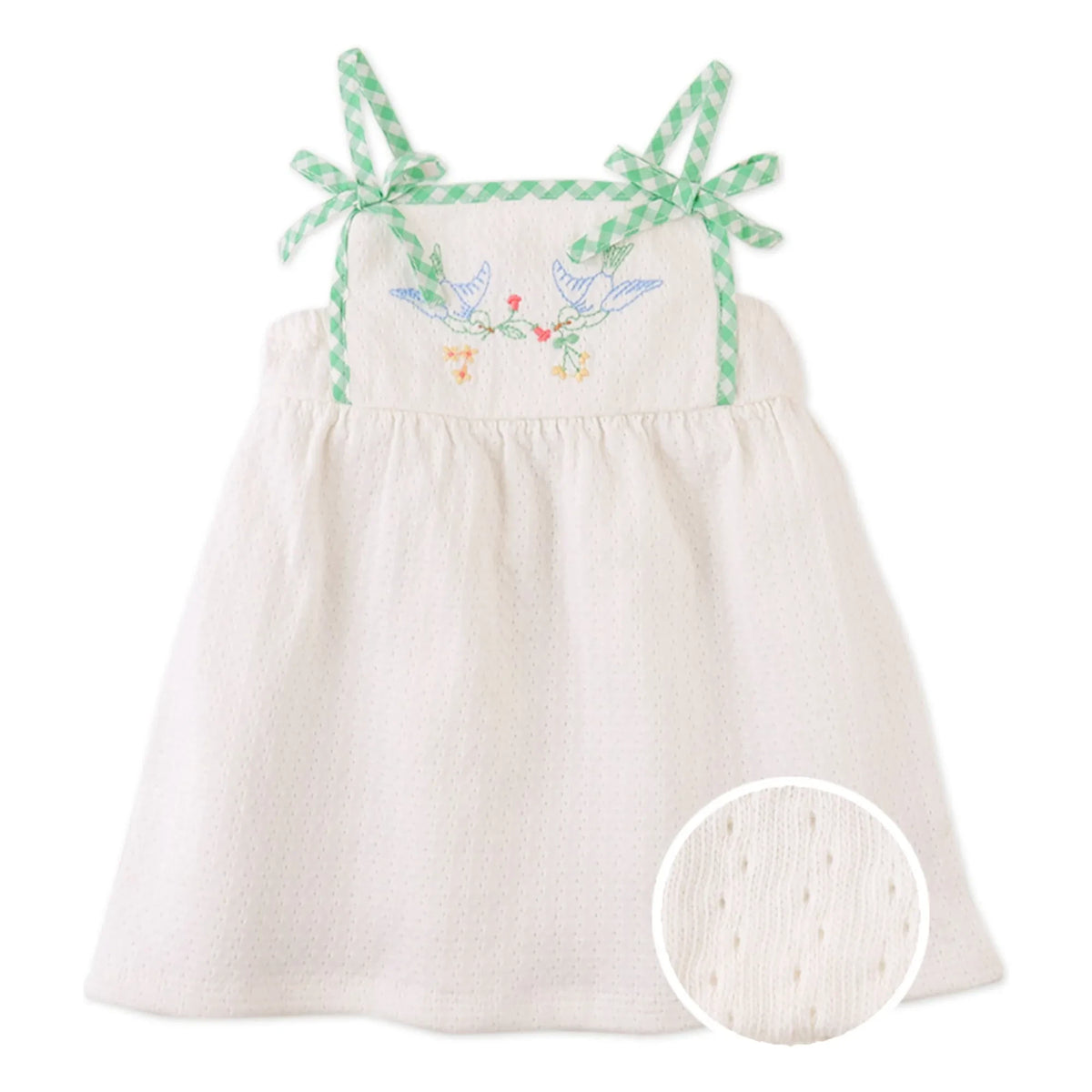 Gingersnaps - Aviana Besticktes Kleid | Weiß