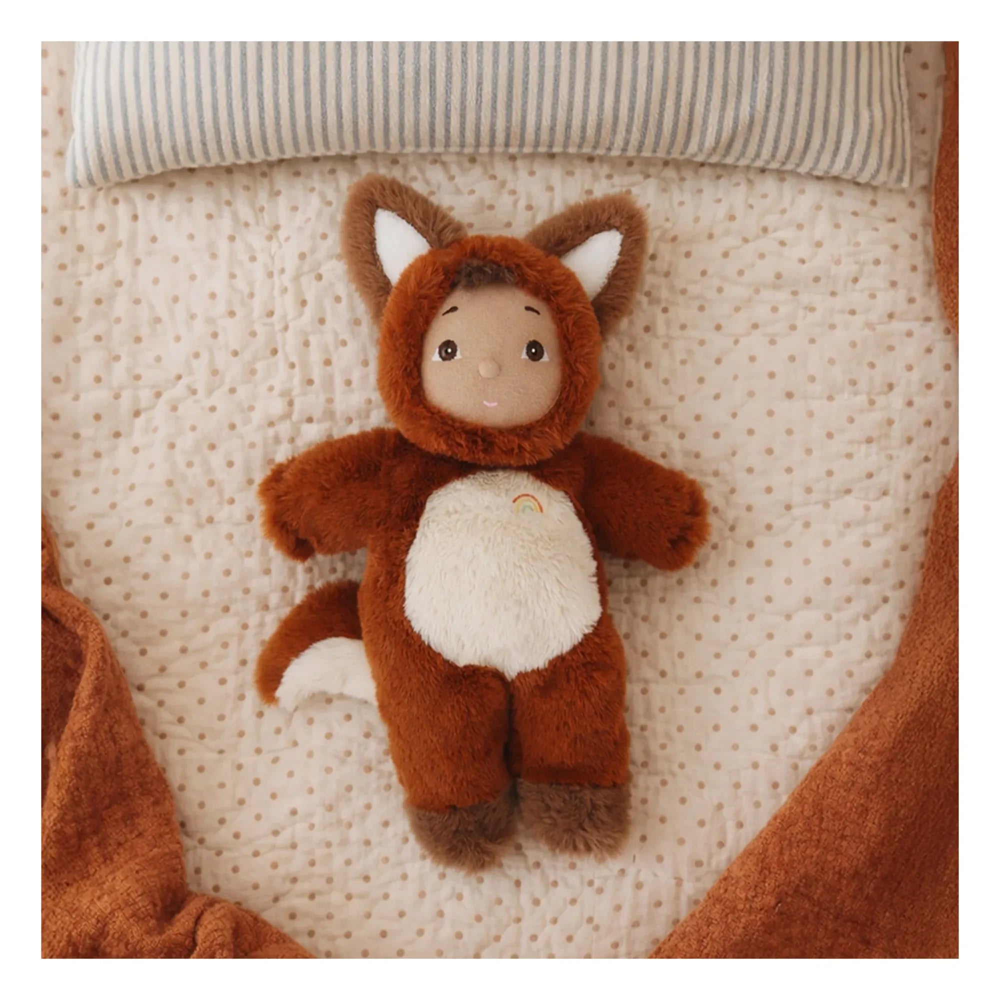 Olli Ella - Cozy Day Dinkum Fuchs Puppe | Rotbraun
