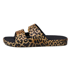 Freedom Moses - Fierce Leopard Sandalen | Schwarz
