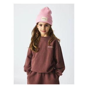 brunobruno nation - Norah Organik Pamuk Sweatshirt | Koyu kahverengi