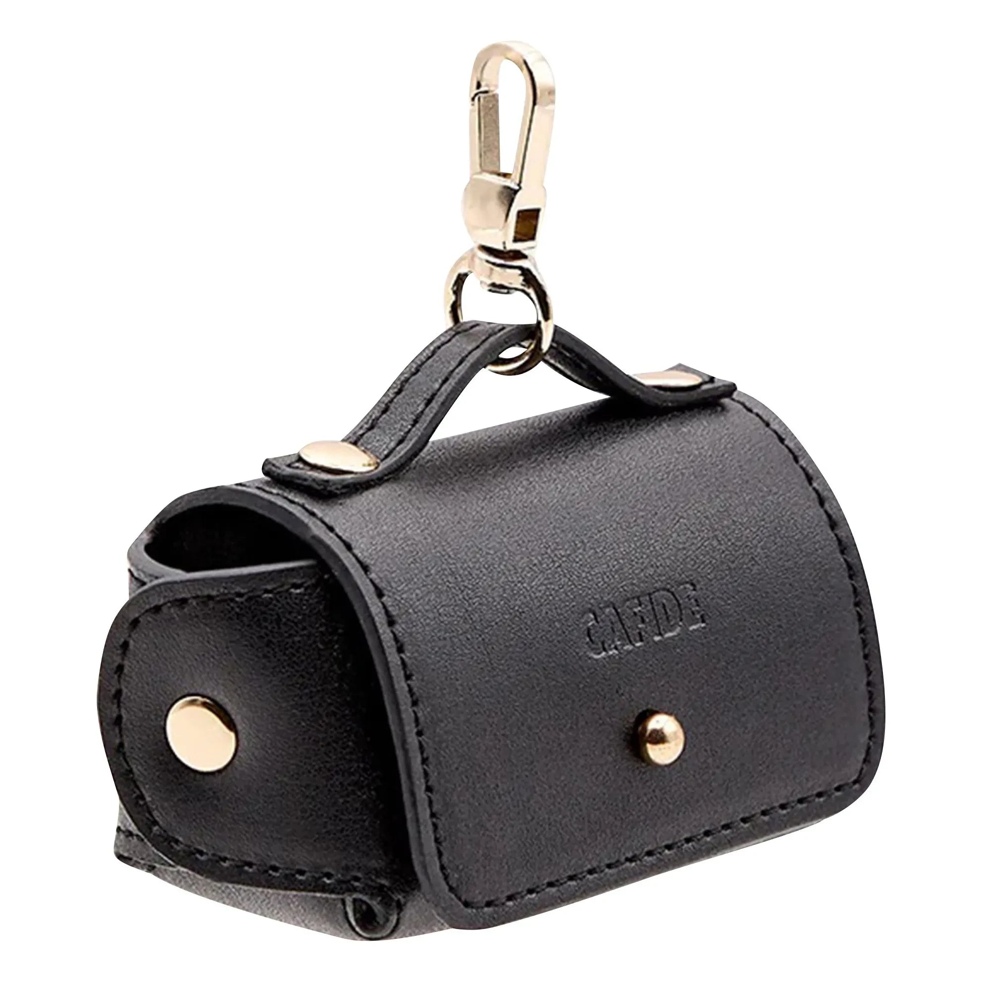 Cafide - Vegane Leder-Taschenspender | Schwarz