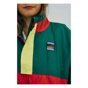 the new society - Pansy Colorblock Jacke | Grün