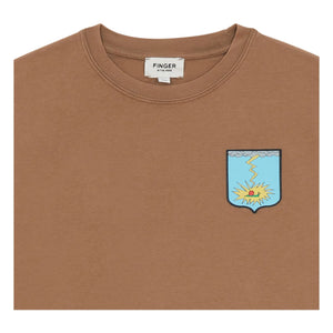 Finger in the nose - Taylor Bio-Baumwoll-T-Shirt | Eisbraun