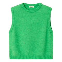 American Vintage - Vitow Wollpullover ohne Ärmel | Grün