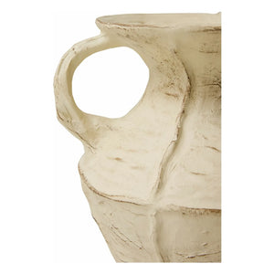 HKliving - New Classics Steingutvase | Creme