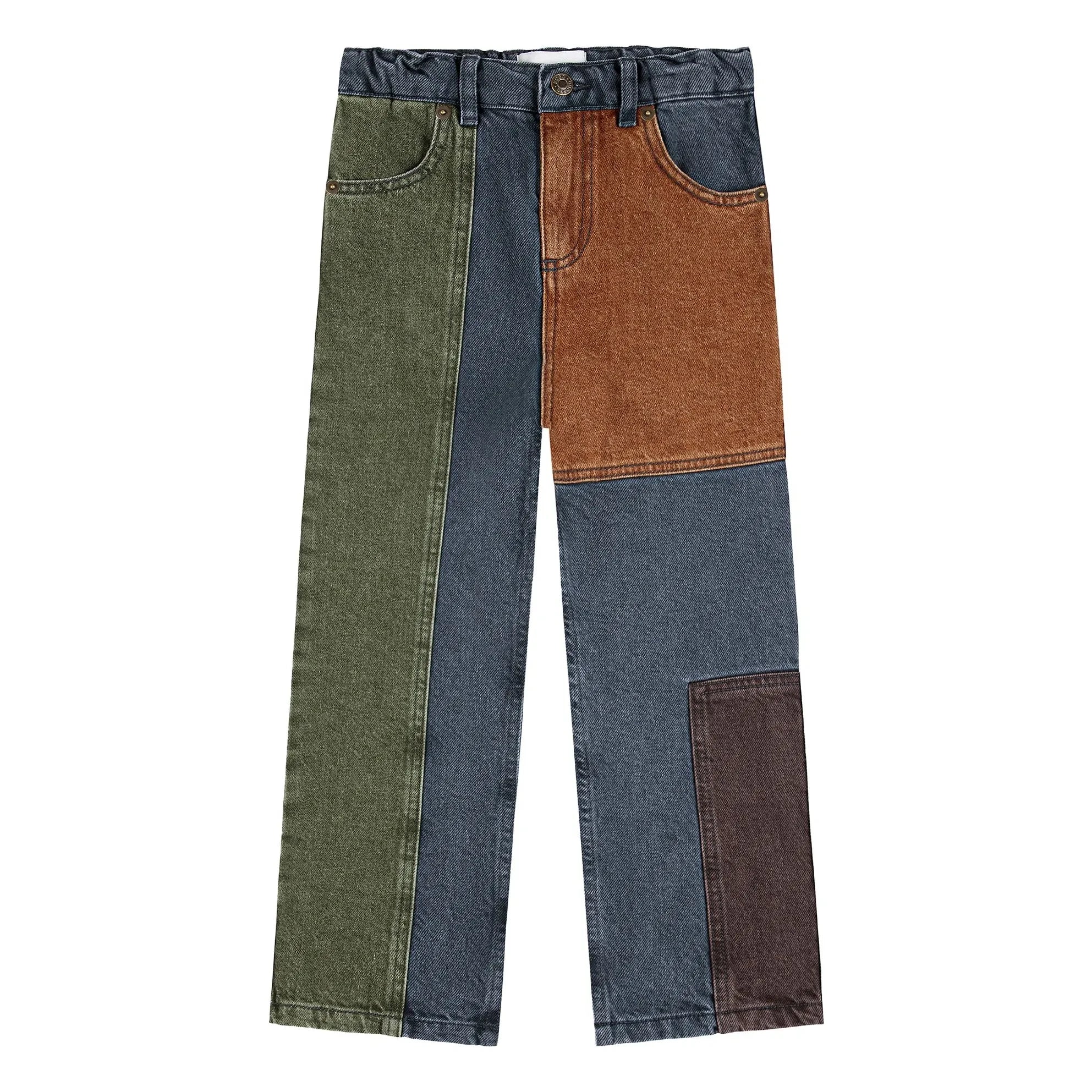 Bobo Choses - Bio-Baumwoll-Yoke-Jeans | Grau