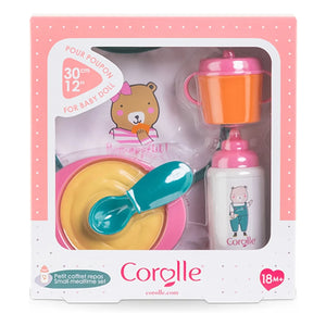 Corolle - Kleine Babypuppen-Essbox 30 cm | Rosa