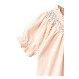 Copenhagen Colors - Bluse mit Kordelzug aus Bio-Baumwolle | Lychee Pink