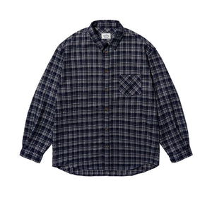 Kappy - Flanell Karierter Hemd | Dunkelblau