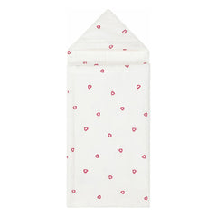 Petit Bateau - Herzen Badeponcho | Ecru