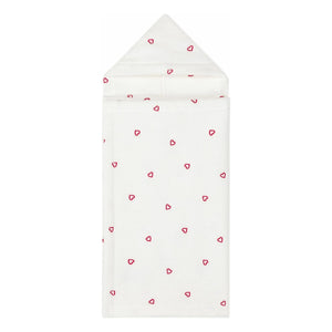 Petit Bateau - Herzen Badeponcho | Ecru