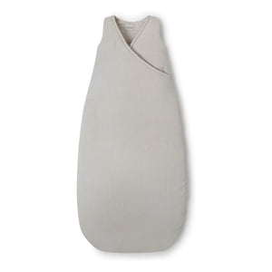 Babyshower - Baumwoll-Musselin-Schlafsack | Hellgrau