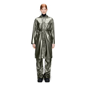 Rains – Langer A-Linien-Mantel W3 | Anthrazit