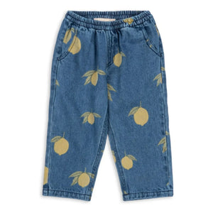Konges Sløjd - Magot Bio-Baumwoll-Zitronenjeans | Blau