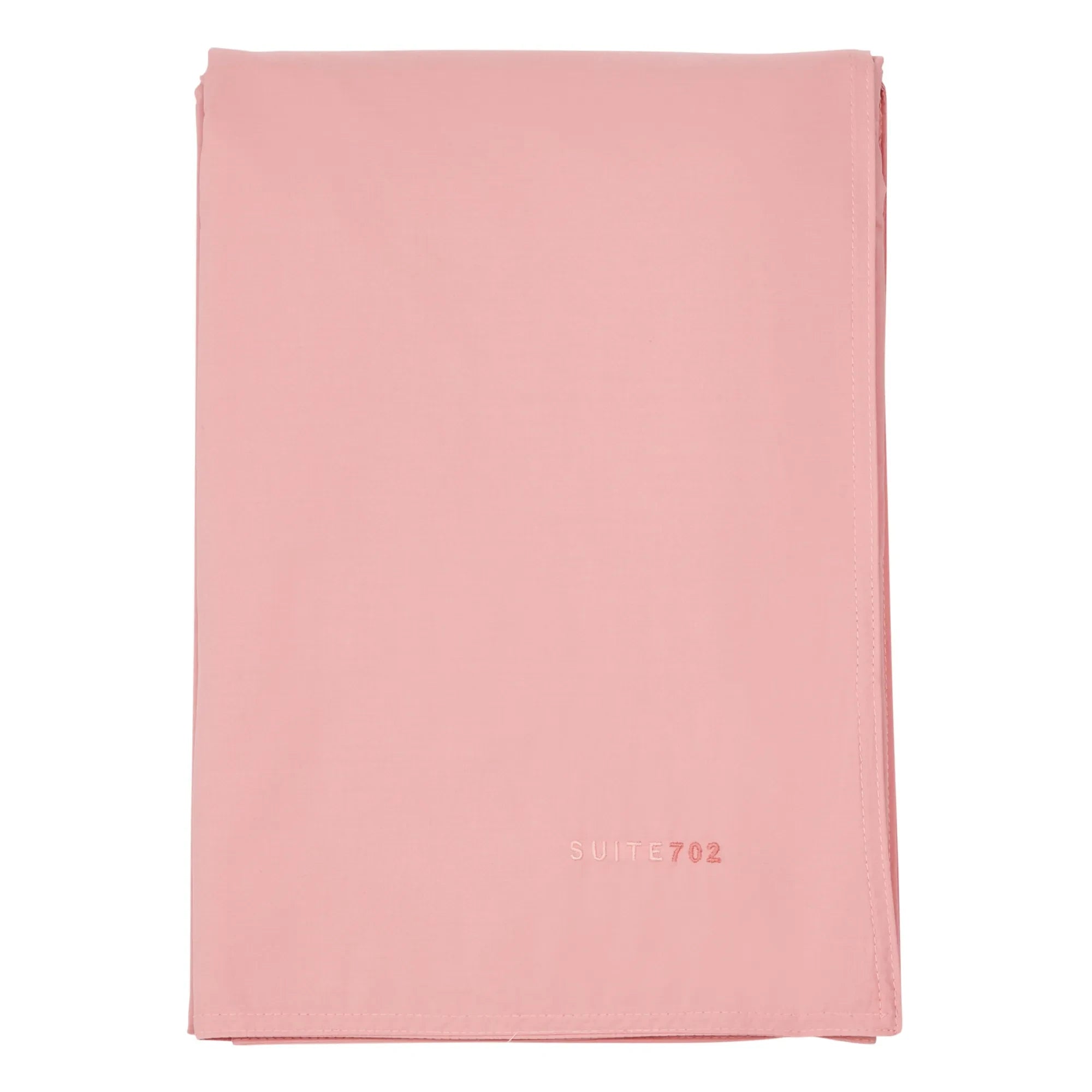 Suite 702 - Percale-Bettbezug aus Bio-Baumwolle | Puderrosa