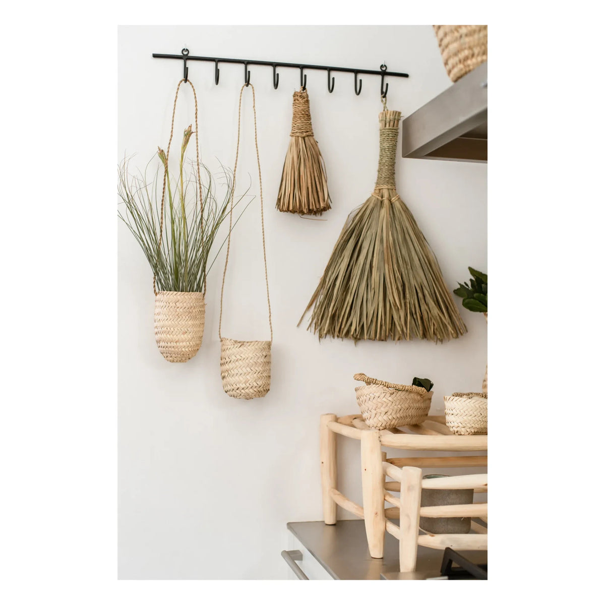 Cosydar - Acht-Haken-Garderobe | Schwarz