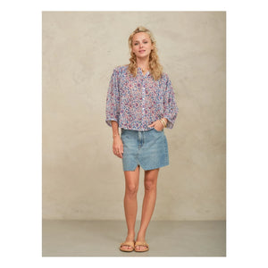 M.A.B.E. - Della Coton Bluse | Rosa