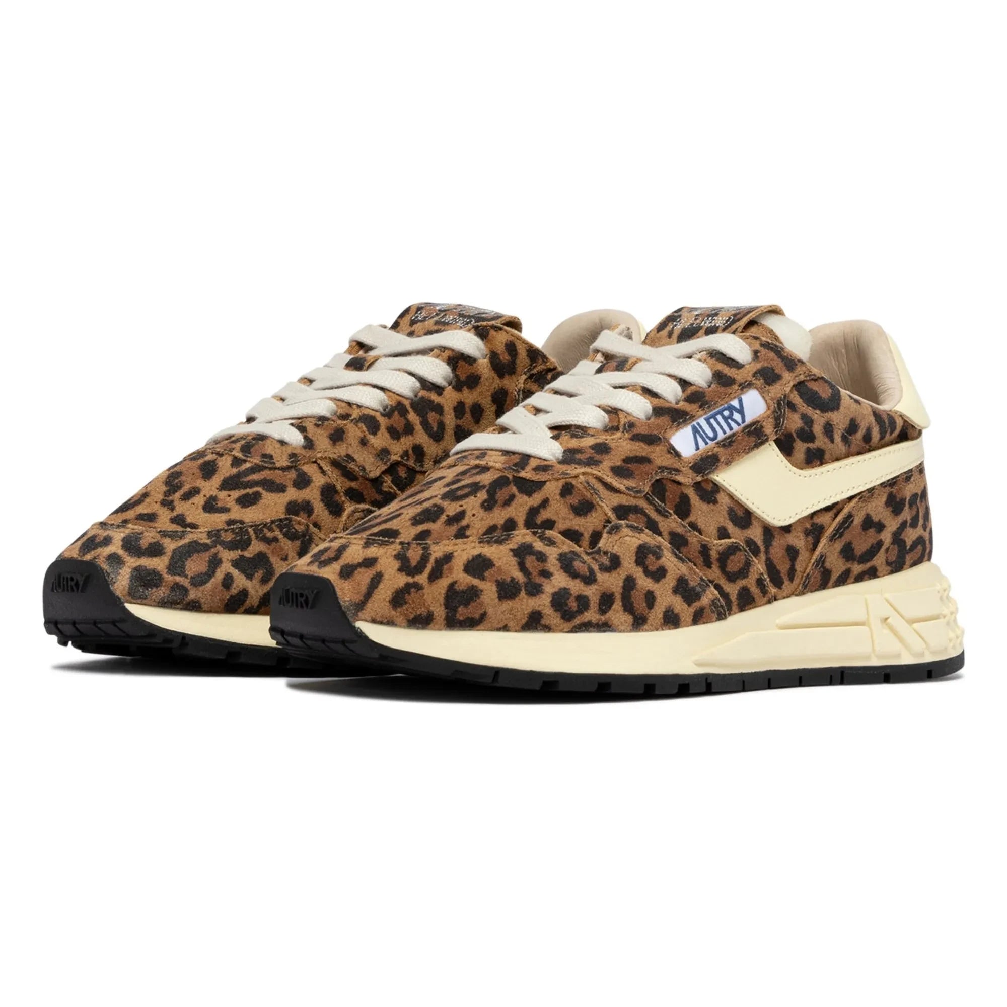 Autry - Reelwind Leopard Wildleder Sneakers | Braun