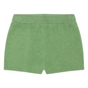 FUB - Bio-Baumwoll-Piqué-Strickshorts | Grün