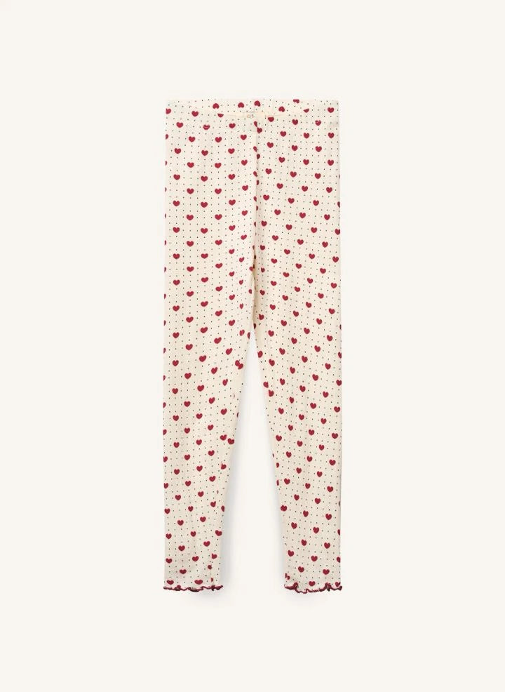 Copenhagen Colors - Herzen Krep Leggings | Creme