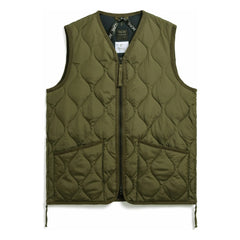 Taion - Herren Military-Weste mit V-Ausschnitt | Oliv
