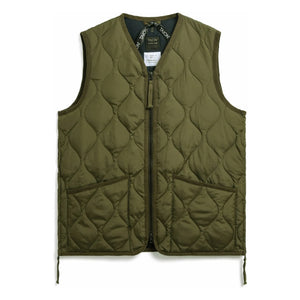 Taion - Herren Military-Weste mit V-Ausschnitt | Oliv