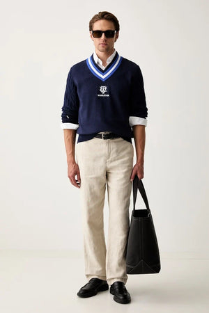 Polo Ralph Lauren erkek pamuklu Wimbledon kazak