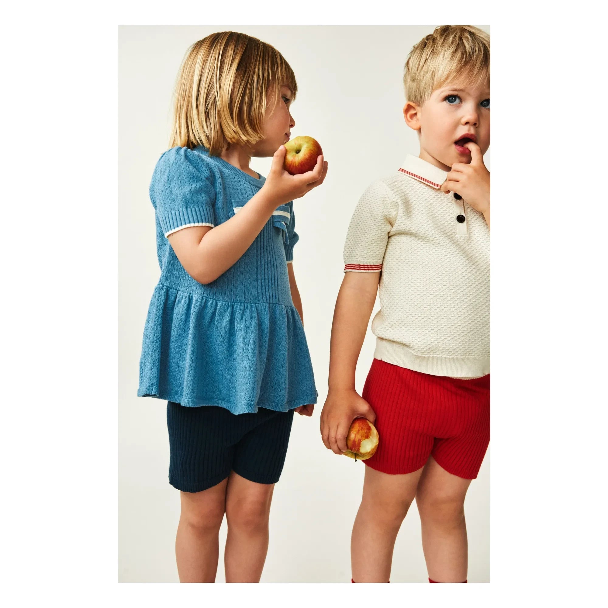 FUB - Piqué-Poloshirt aus Feinripp-Bio-Baumwolle | Ecru