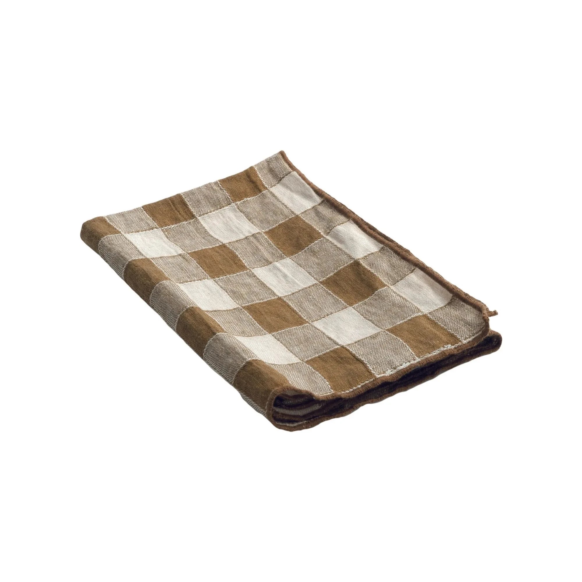 Maison de Vacances – Bourdon Vintage Leinenserviette | Havanna