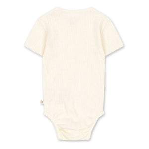 Konges Sløjd - Minnie Body Cherry Bio-Baumwolle | Ecru