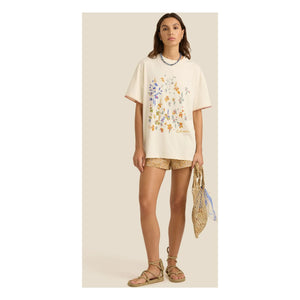Soleil Soleil - Posy Bio-Baumwoll-T-Shirt | Beige