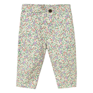 Cozmo - Atena Hose mit Blumenmuster | Ecru