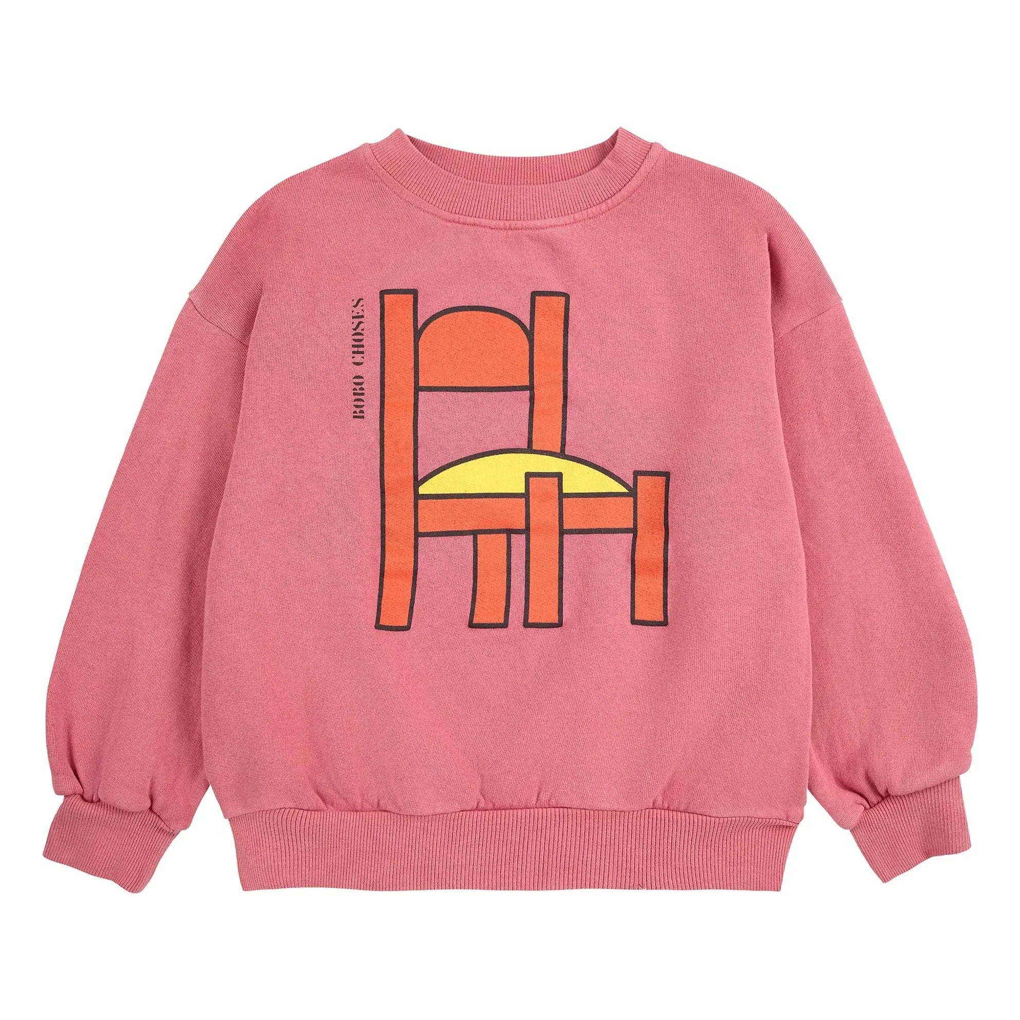 Bobo Choses - Pink Bio-Baumwoll-Sweatshirt