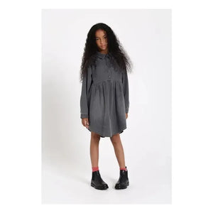Finger in the nose - Darlin Denim Kleid | Denim grau