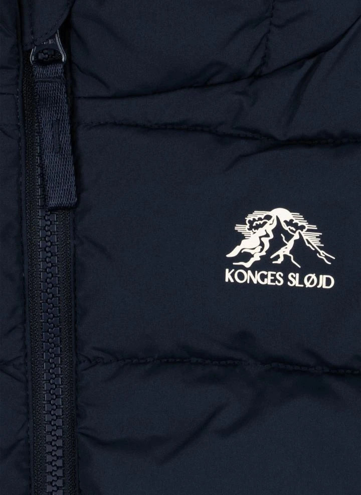 Konges Sløjd - Alpi Steppjacke mit recycelter Faserfüllung | Nachtblau