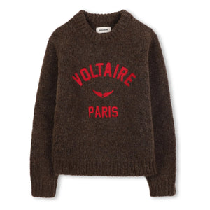 Zadig & Voltaire - Voltaire Paris Yün Kazak | Kahverengi