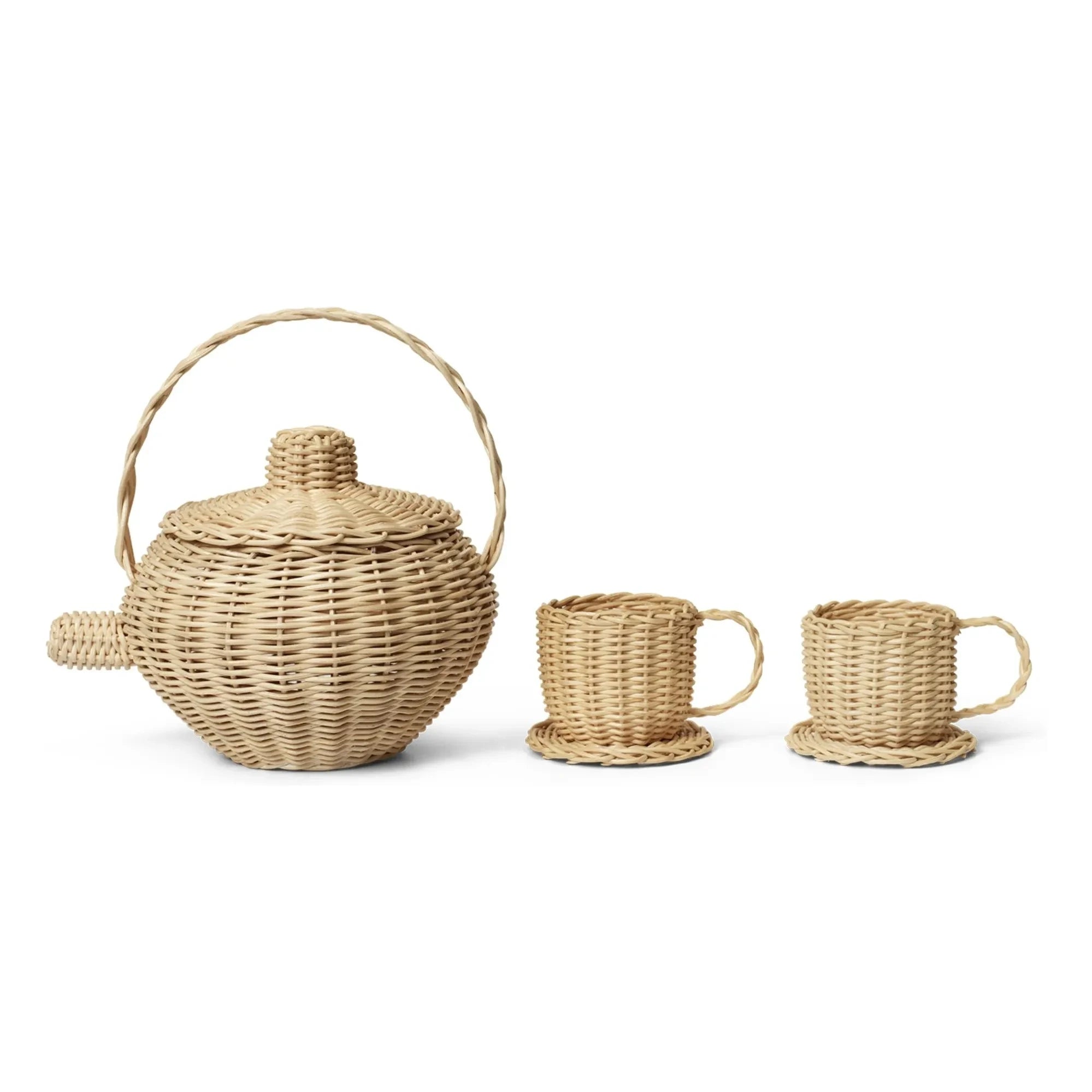 Ferm Living Kids - Rattan Teeservice | Natur