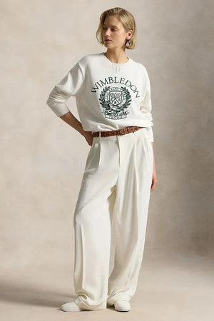 Polo Ralph Lauren Wimbledon Pamuklu Kadın Kazak