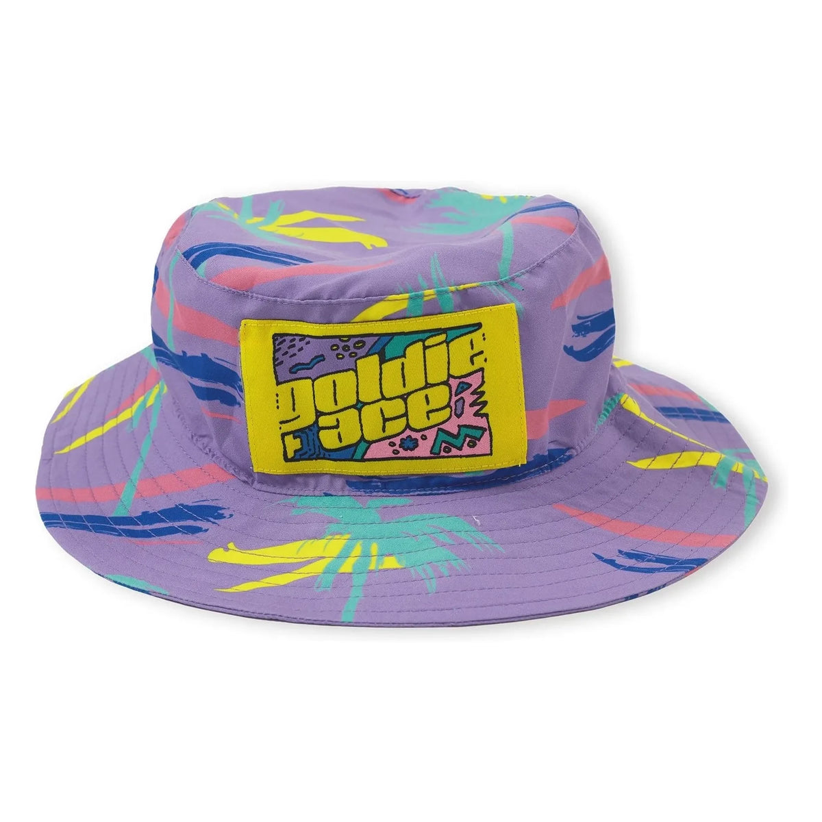 Goldie + Ace - UV-Schutz Badekappe Palmen | Lila