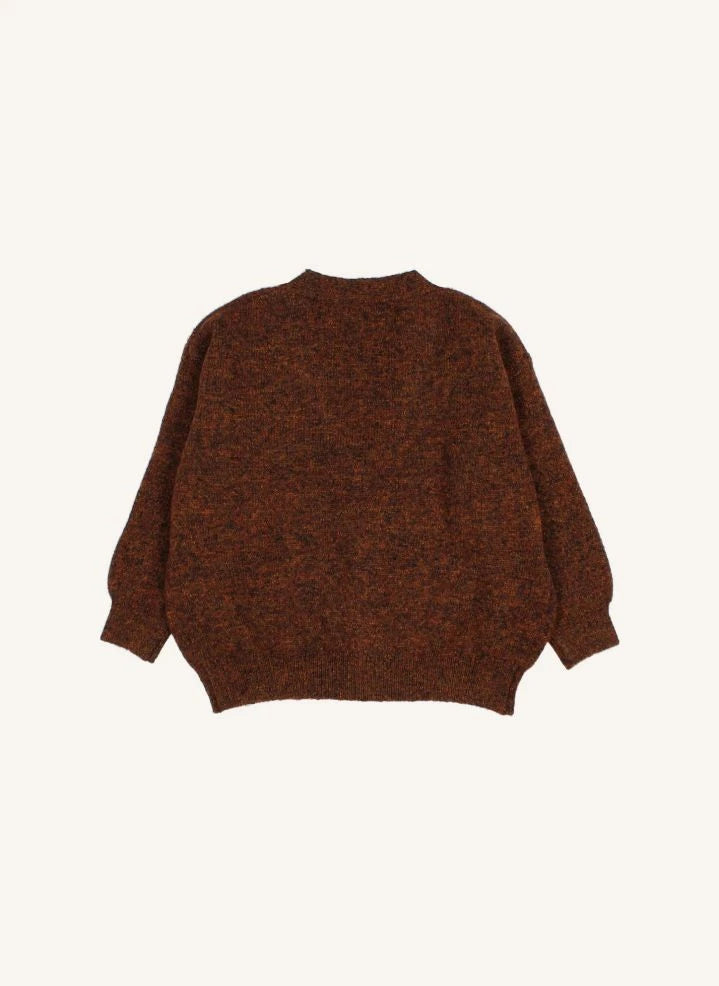 Búho - Cardigan aus recycelten Fasern | Braun