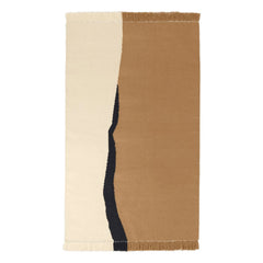 Ferm Living - Soil Kelim Teppich | Sand