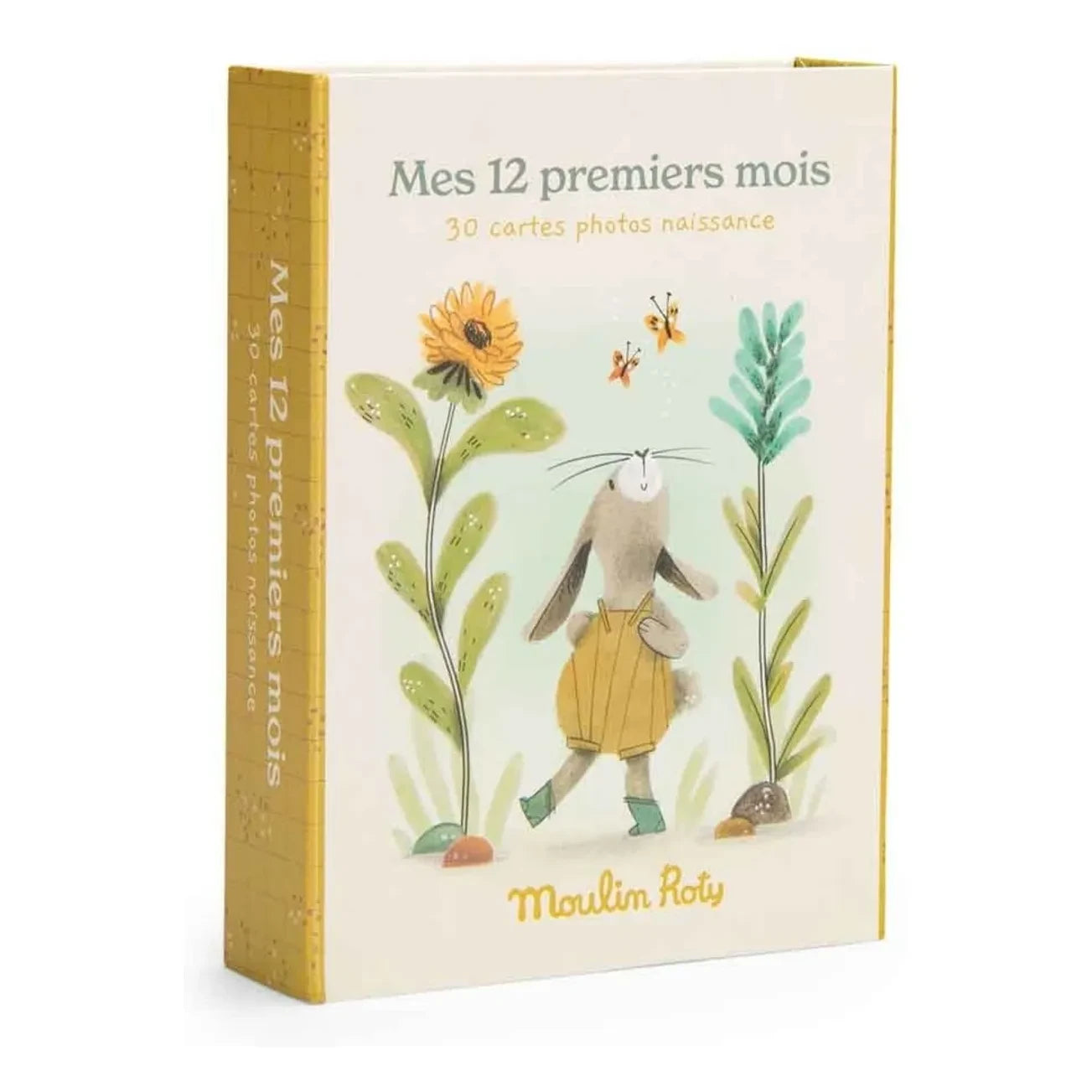 Moulin Roty - Meilensteinkarten - Drei kleine Hasen