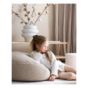 Wigiwama - Teddy-Pouf | Beige