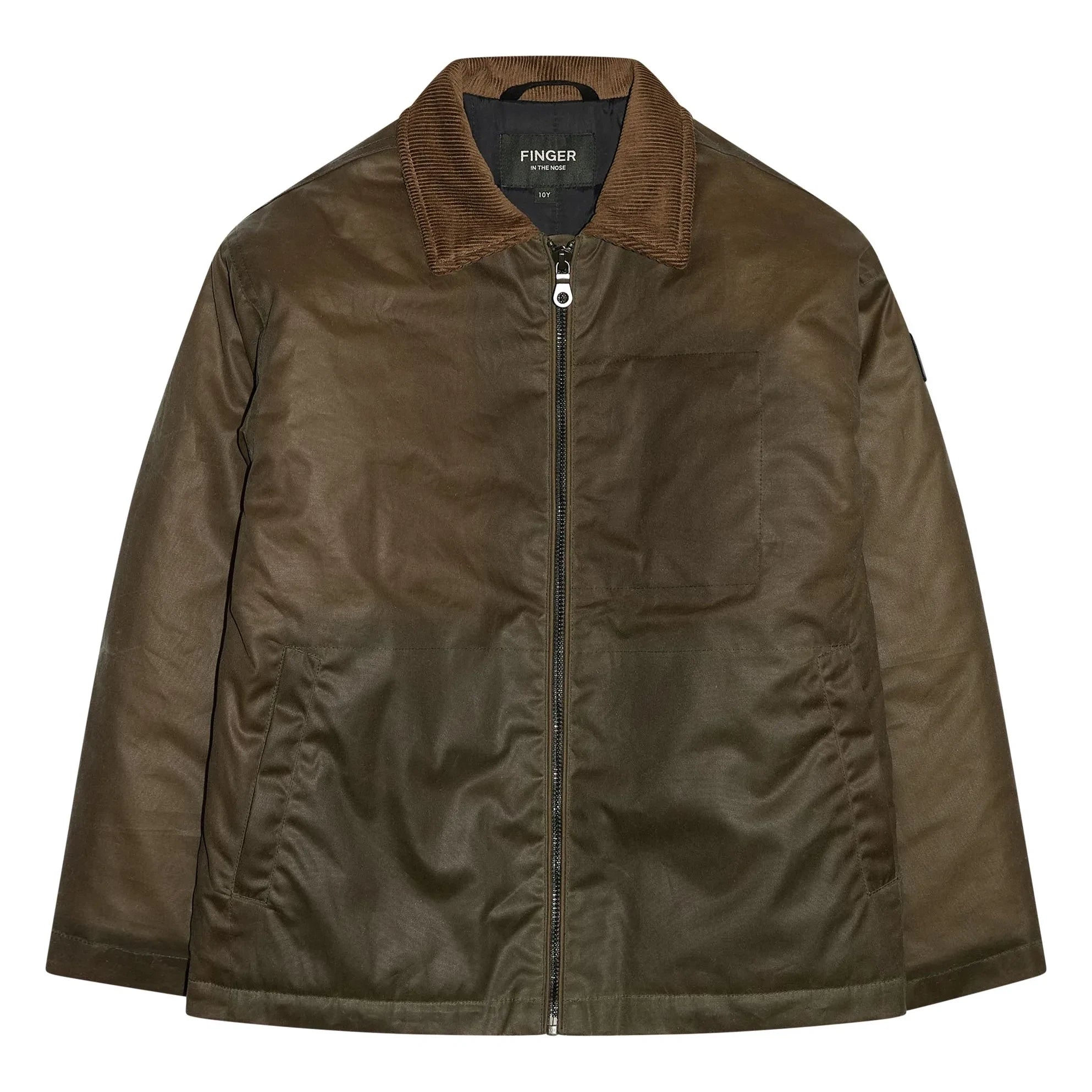 Finger in the Nose - Clark Ölbeschichtete Leinwandjacke | Khaki