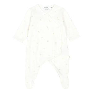 Bonpoint – Kirsch-Jersey-Strampler Pyjama | Gold
