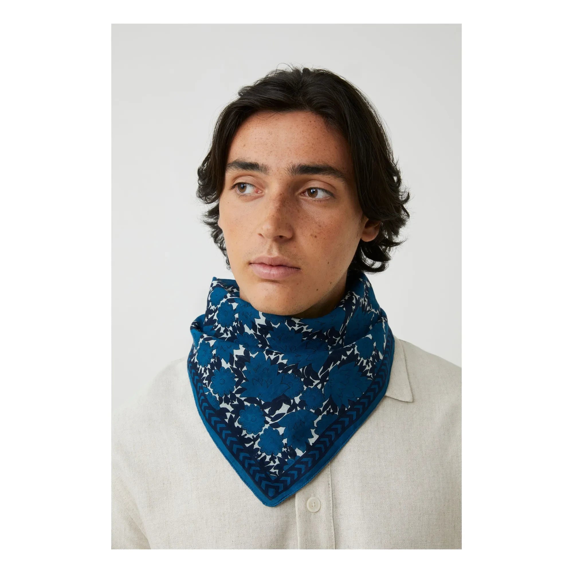 Moismont - Ajmer Schal Nr. 791 Baumwolle | Indigo