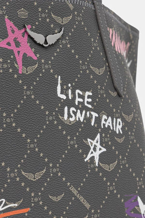 Zadig&Voltaire Kadın Sahte Deri Alışveriş Çantası Z SHOPPER MONOGRAM TAG