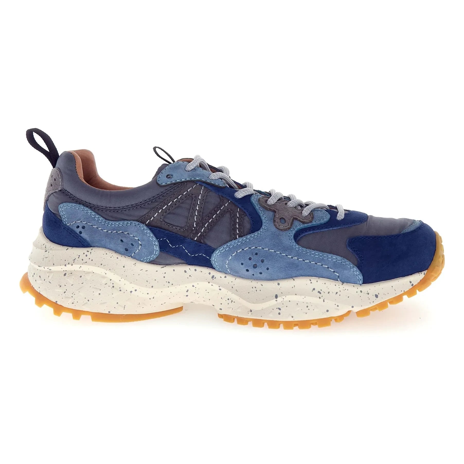 Flower Mountain - Solin Sneaker aus Wildleder und Nylon | Blau
