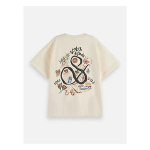 Scotch & Soda - 40 Jahre Jubiläums-T-Shirt | Ecru